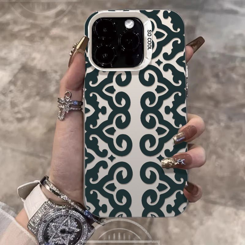 Vintage Floral Pattern Soft Case - Винтажный чехол для телефона с узором