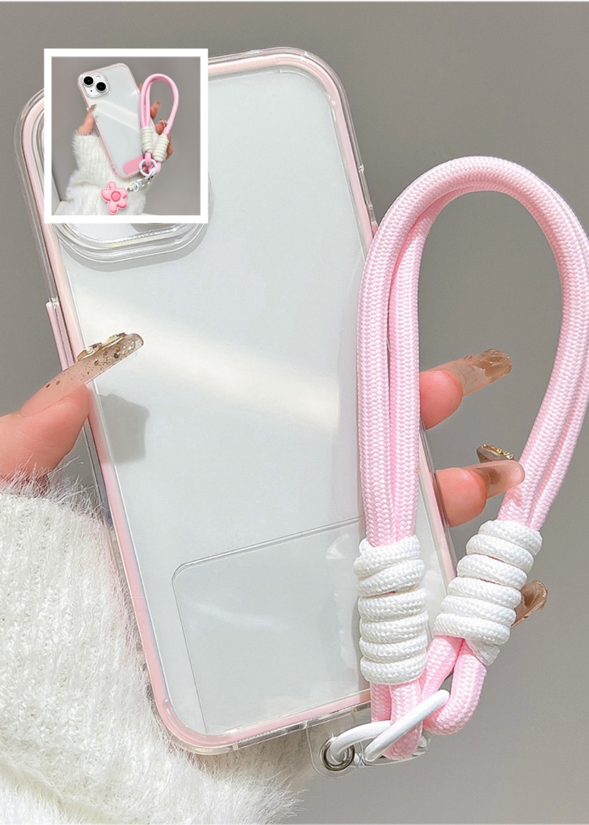 Clear Shockproof Bumper Case - Роскошный чехол-бампер в ярких цветах с