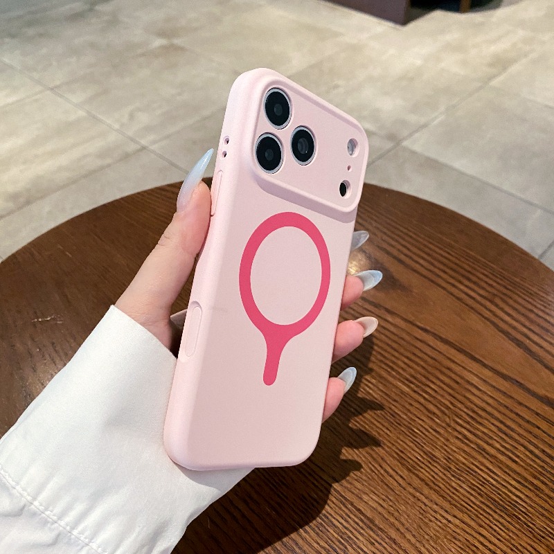 Liquid Silicone Magnetic Phone Case - Роскошный гладкий жидкий силиконовый чехол для