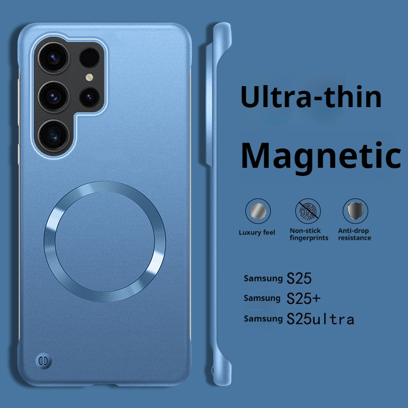 Ultra Thin Frameless Phone Cover - Тонкий безрамный ультратонкий магнитный чехол для