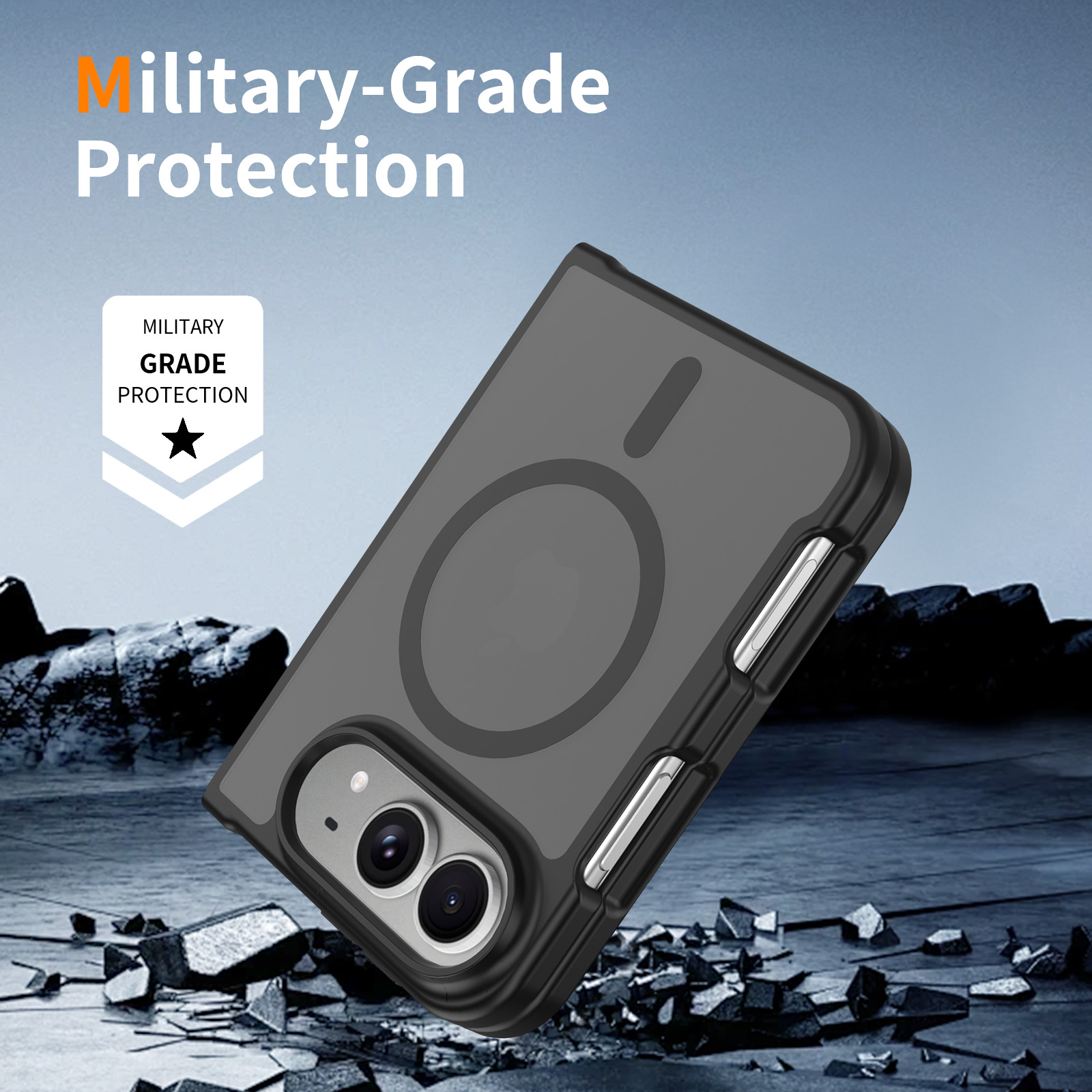 Screen Protectors - Ультратонкий матовый магнитный чехол для iPhone