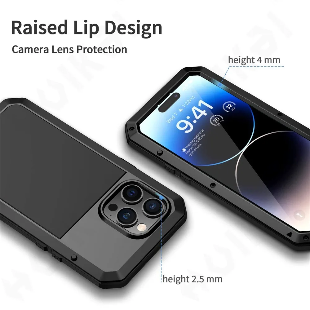 Чехол для iPhone 16e 15 14 13  – обзор и цена Heavy Duty 360 Full Body Protective Case