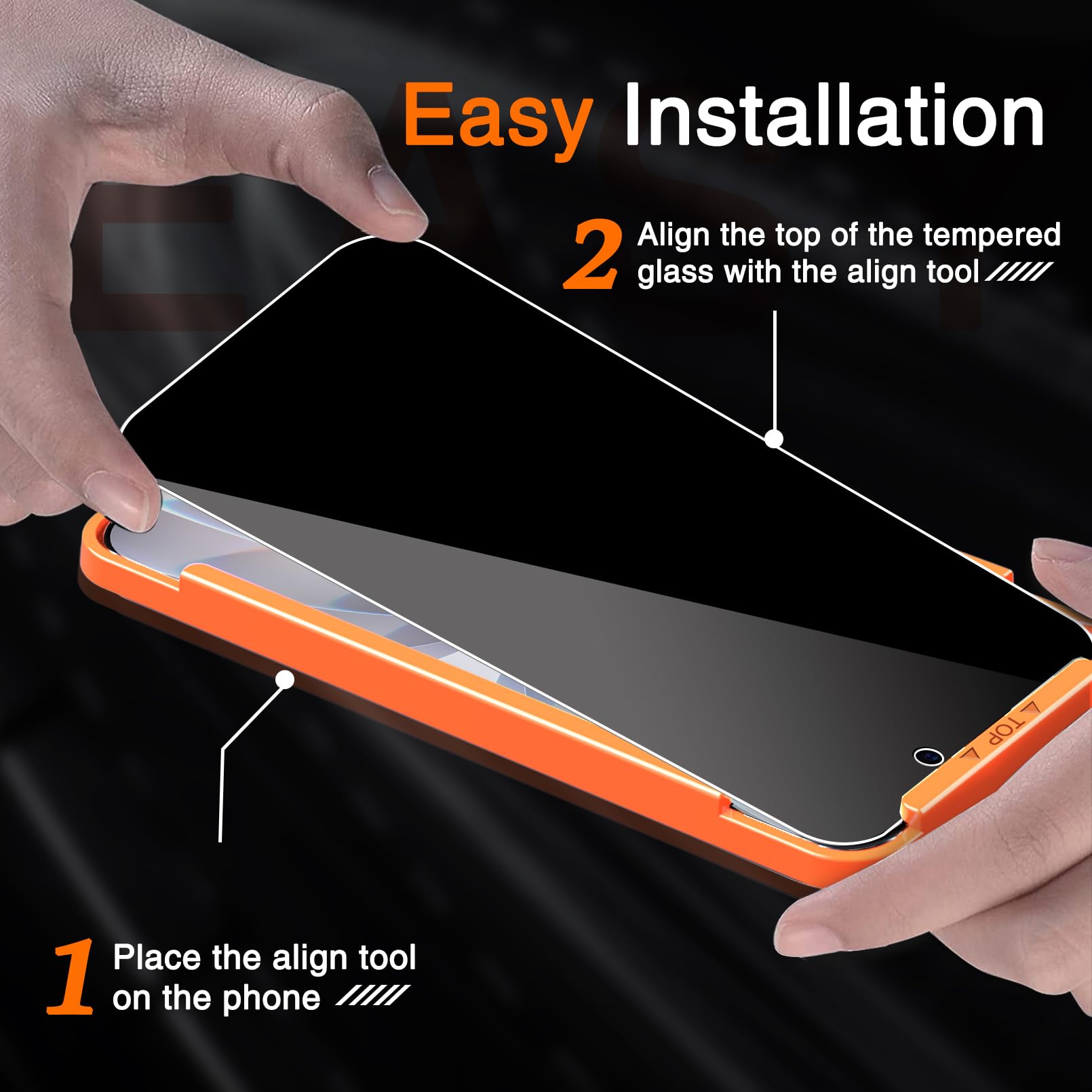 3 упаковки защитной пленки для – обзор и цена Anti Spy Privacy Glass Case