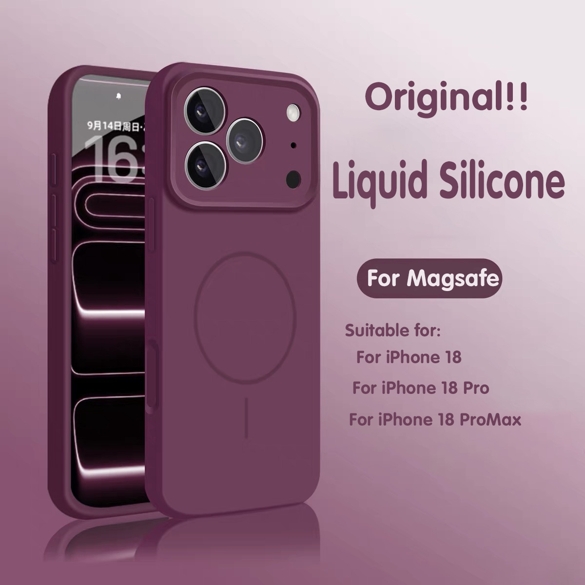 Оригинальный чехол из жидкого  – обзор и цена Liquid Silicone Magnetic Phone Case