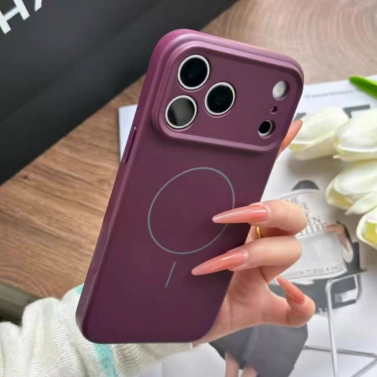 Оригинальный чехол из жидкого  – обзор и цена Liquid Silicone Magnetic Phone Case