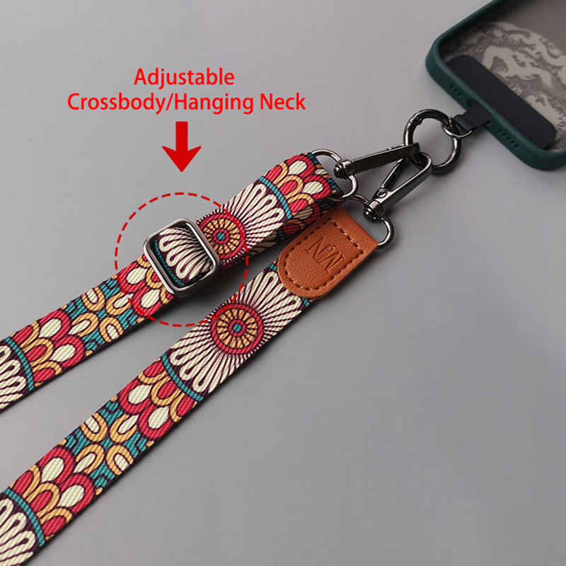 Ретро тотемный узор, ремешок д – обзор и цена Crossbody Lanyard Neck Strap Case