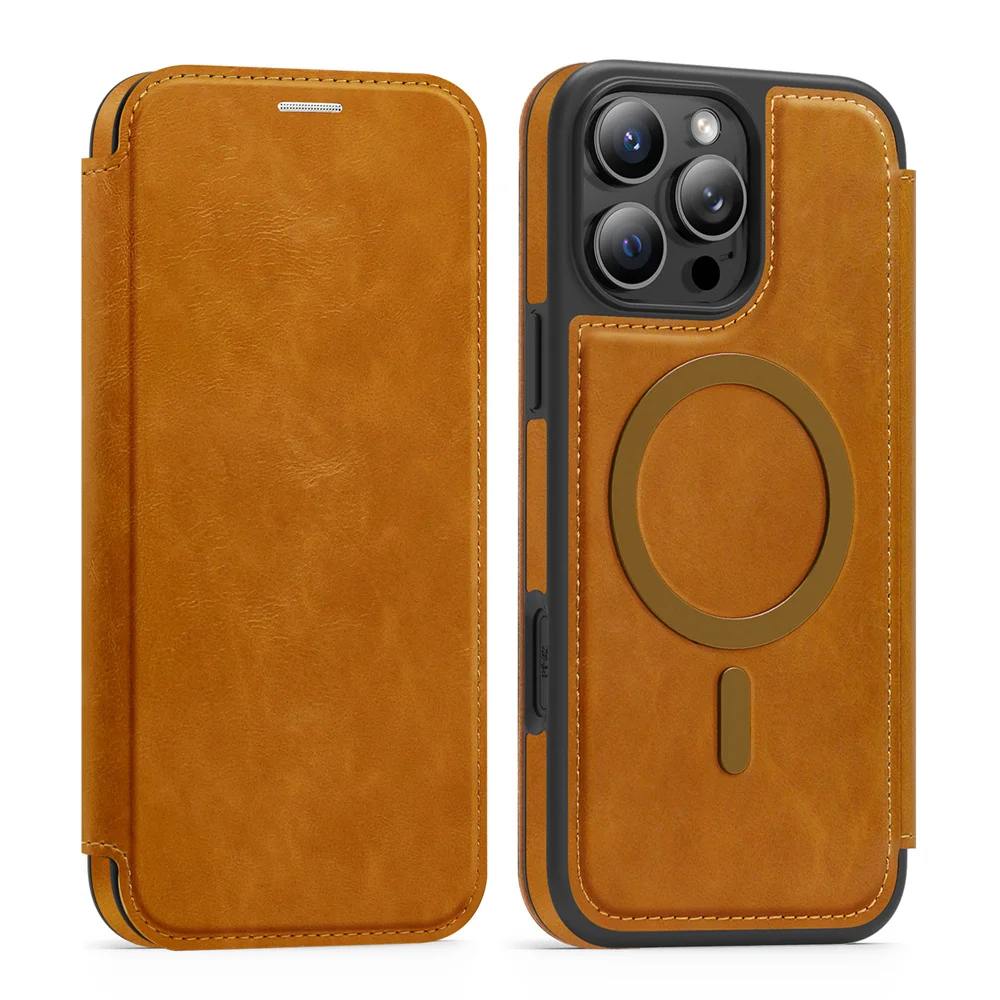Магнитный чехол-книжка из иску – обзор и цена Leather Wallet Card Holder Phone Cover
